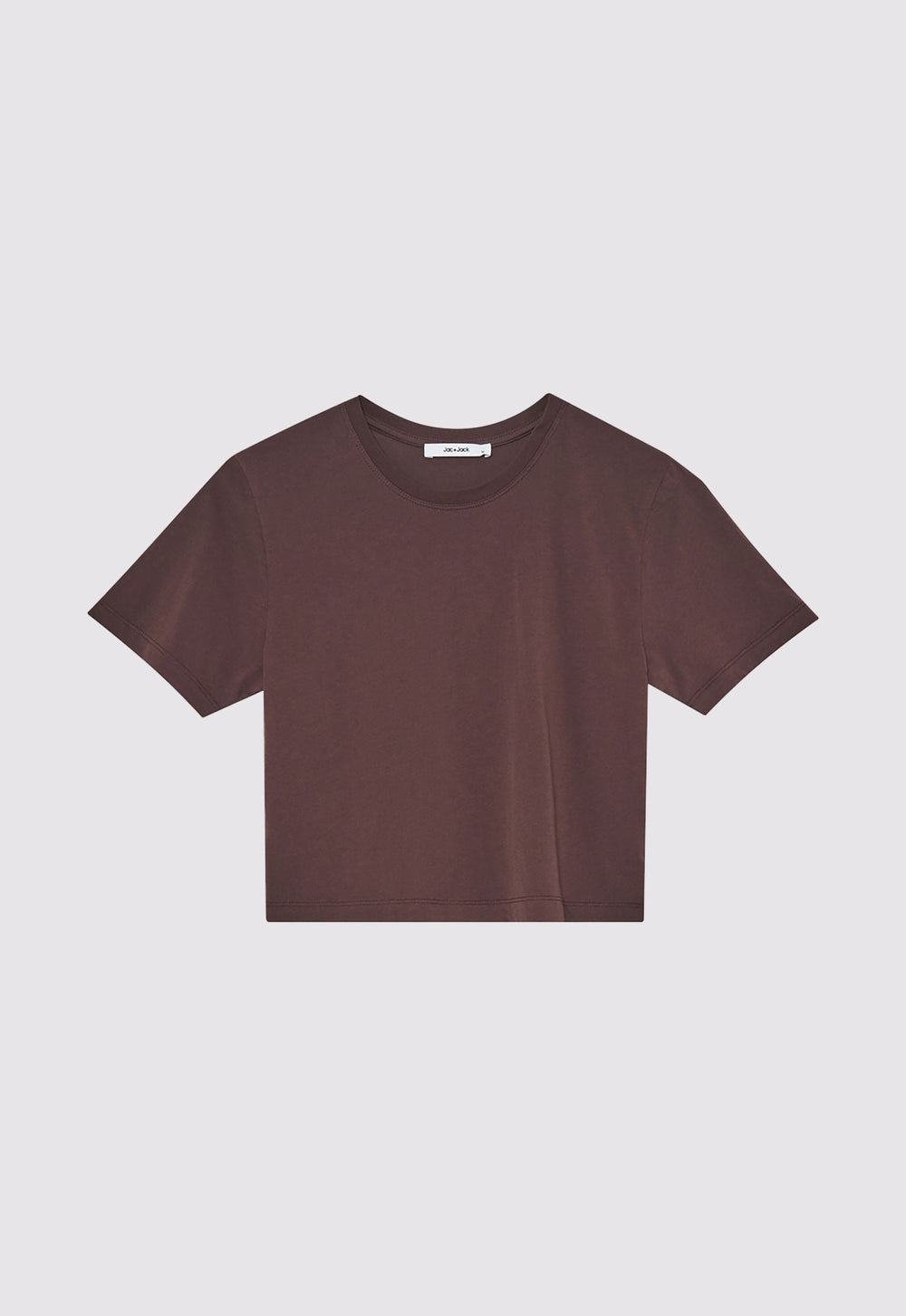 Jac+Jack RORY ORGANIC COTTON TEE in Clove Brown